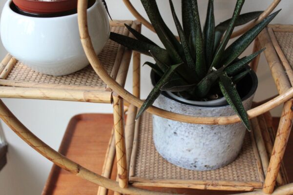 Handmade Rattan Rack | Rattan Shelf - Image 2