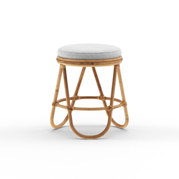 Handmade Rattan Stool - Image 7