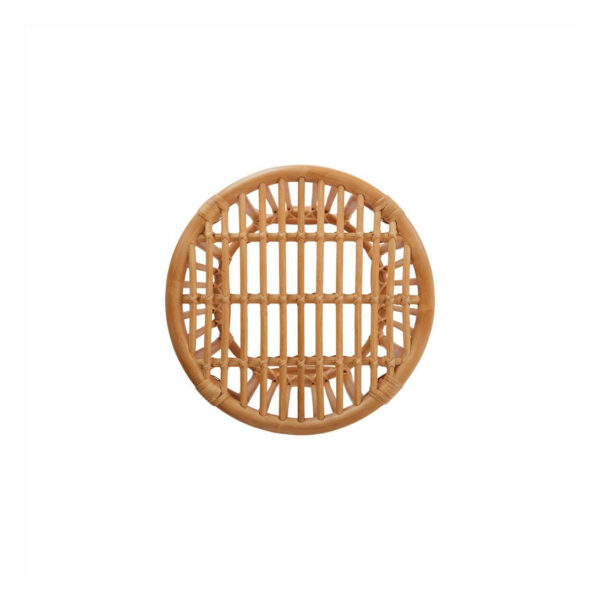 Handmade Rattan Stool - Image 2