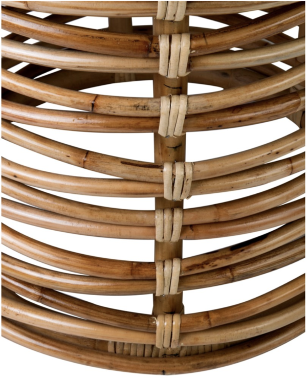 Handmade Rattan Stool - Image 3