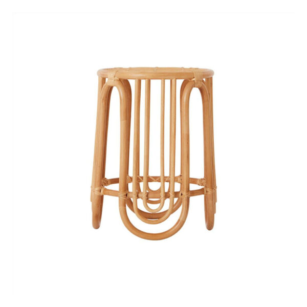 Handmade Rattan Stool - Image 3