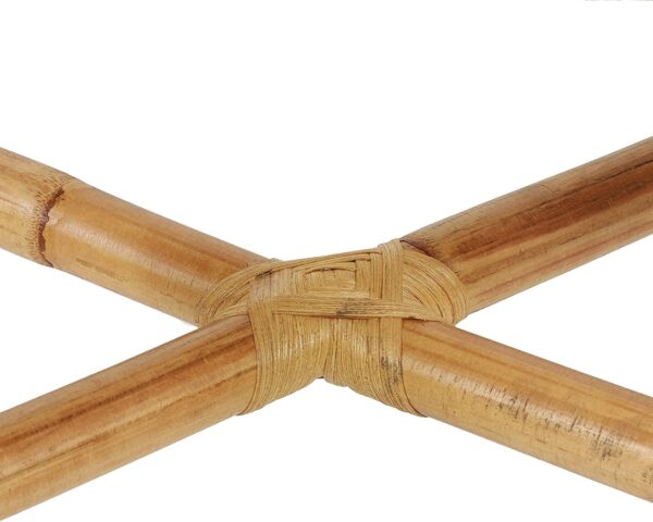 Handmade Rattan Stool - Image 5