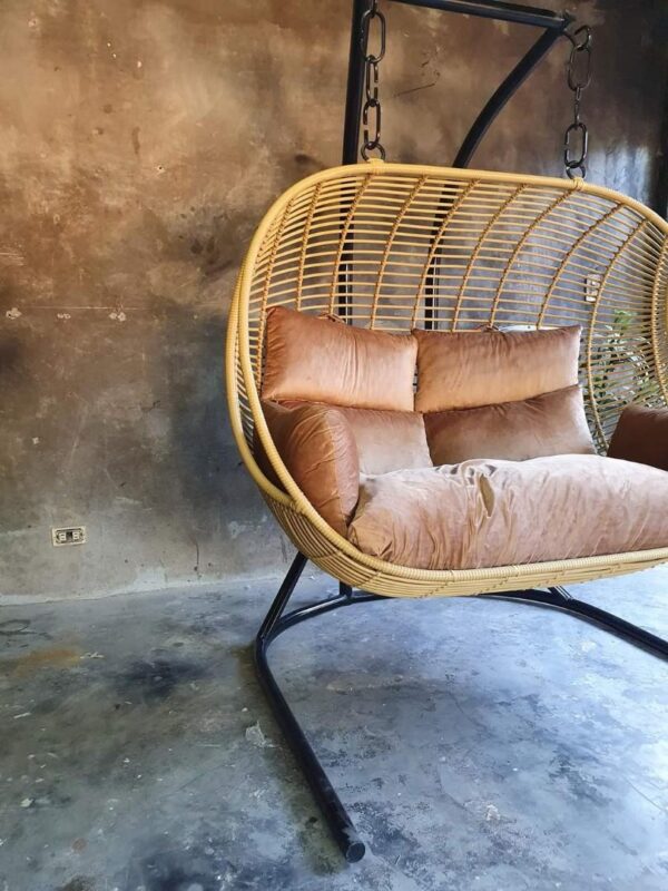 Handmade Rattan Swing - Image 4