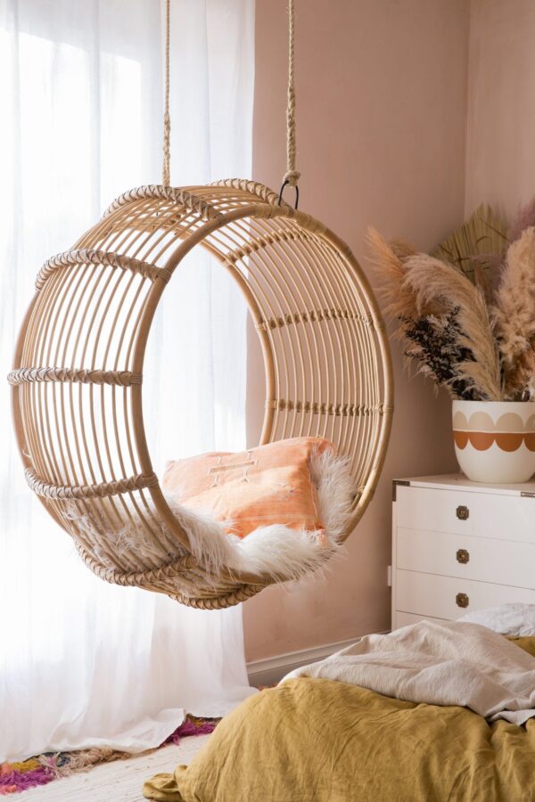 Handmade Rattan Swing - Image 5