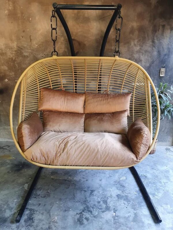 Handmade Rattan Swing - Image 5
