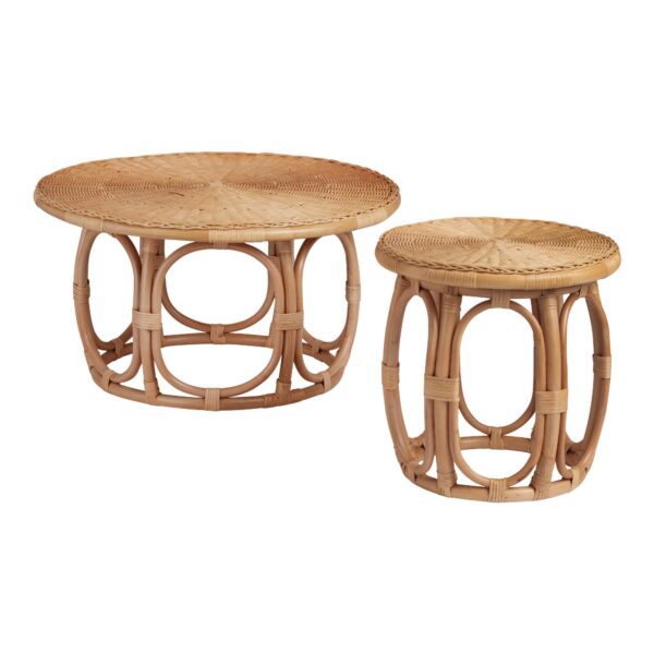 Handmade Rattan Table - Image 2