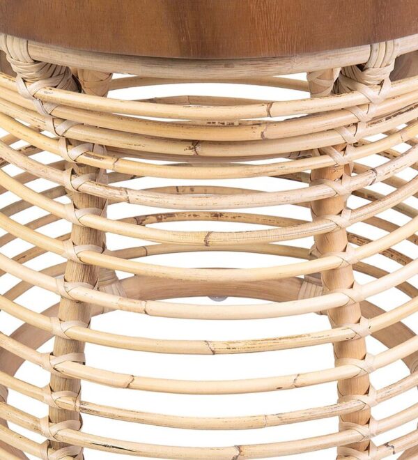 Handmade Rattan Table - Image 3