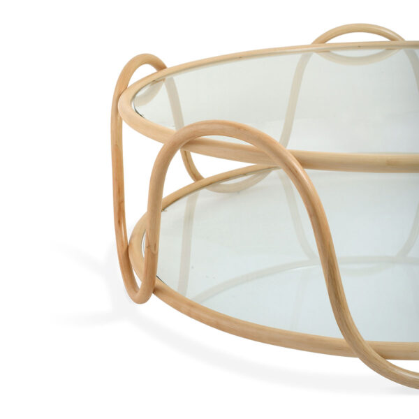 Handmade Rattan Table - Image 4