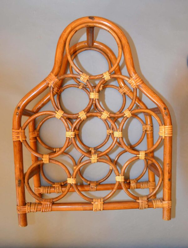 Handmade Rattan Wine Rack