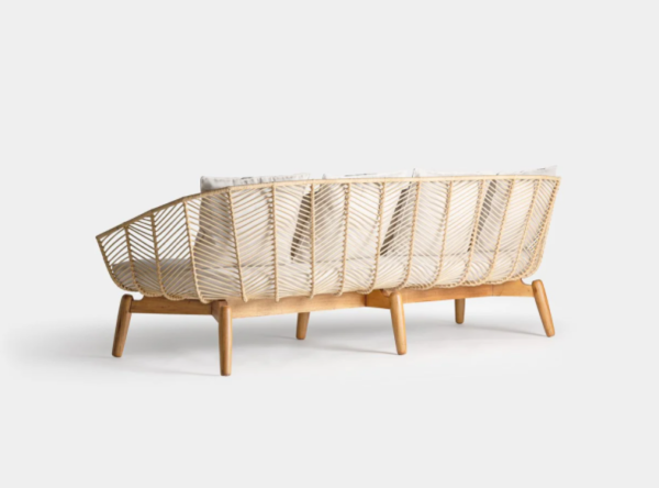 Handmade Rattan Sofa - Image 2