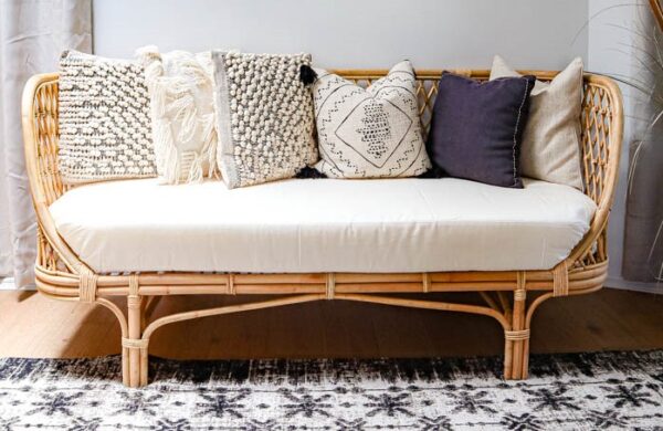 Handmade Rattan Sofa - Image 5