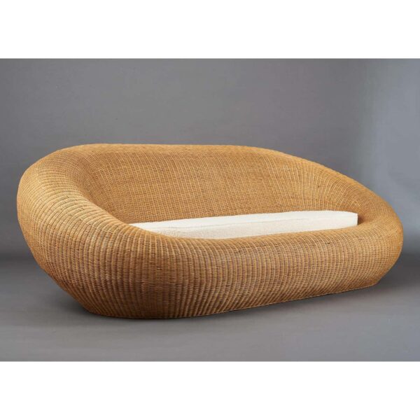 Handmade Rattan Sofa - Image 5