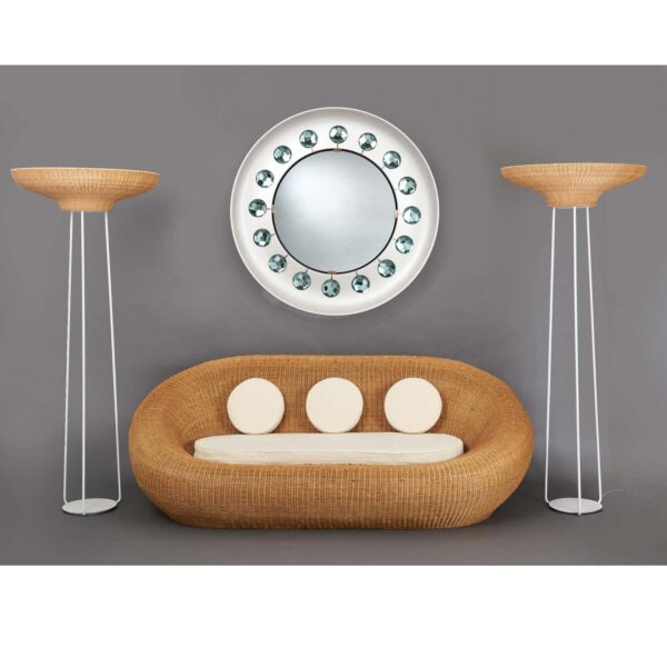 Handmade Rattan Sofa - Image 6