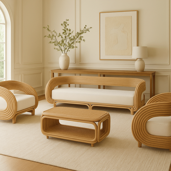 Handmade Rattan Sofa Set