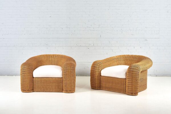 Handmade Rattan Sofa Set - Image 8
