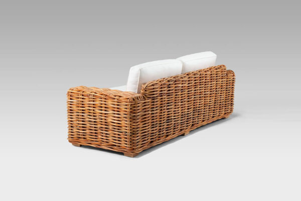 Handmade Rattan Sofa Set - Image 15