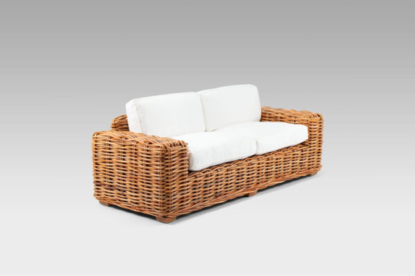 Handmade Rattan Sofa Set - Image 16
