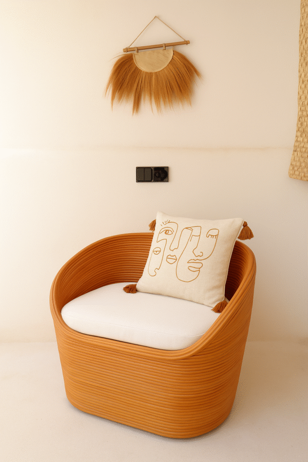 Handmade Rattan Sofa Set - Image 3