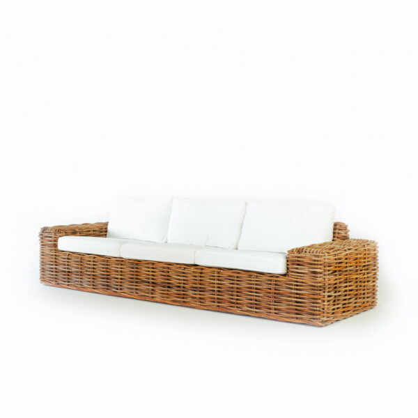 Handmade Rattan Sofa Set - Image 5