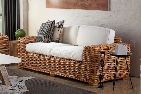 Handmade Rattan Sofa Set - Image 19