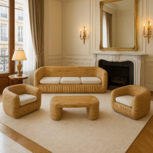 Handmade Rattan Sofa Set