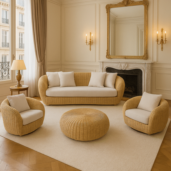 Handmade Rattan Sofa Set