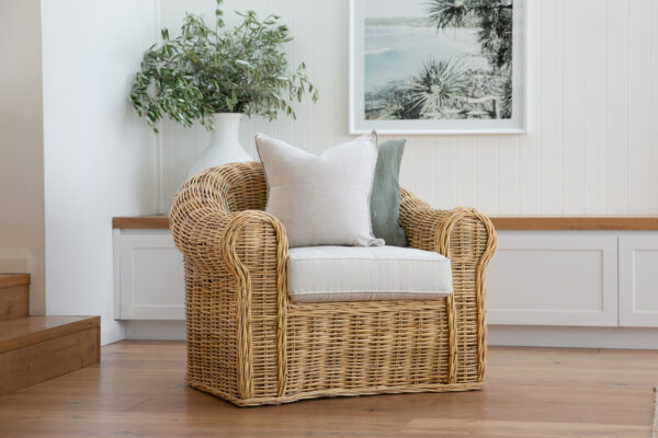 Handmade Rattan Sofa Set - Image 8