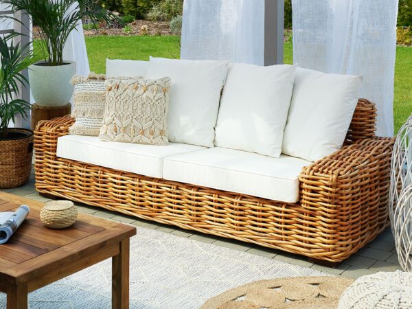 Handmade Rattan Sofa Set - Image 24