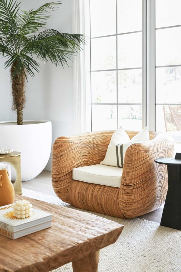 Handmade Rattan Sofa Set - Image 9