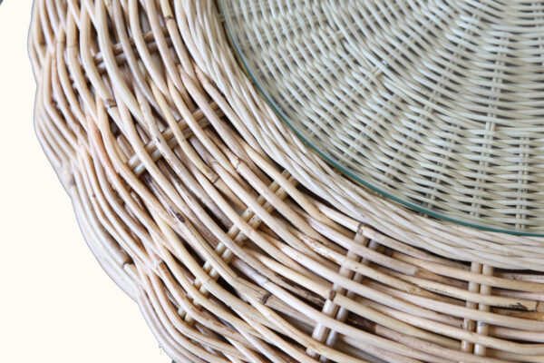 Handmade Rattan Sofa Set - Image 11