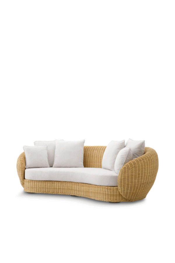 Handmade Rattan Sofa Set - Image 4