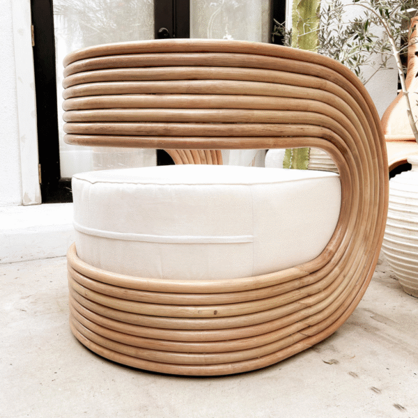 Handmade Rattan Sofa Set - Image 8