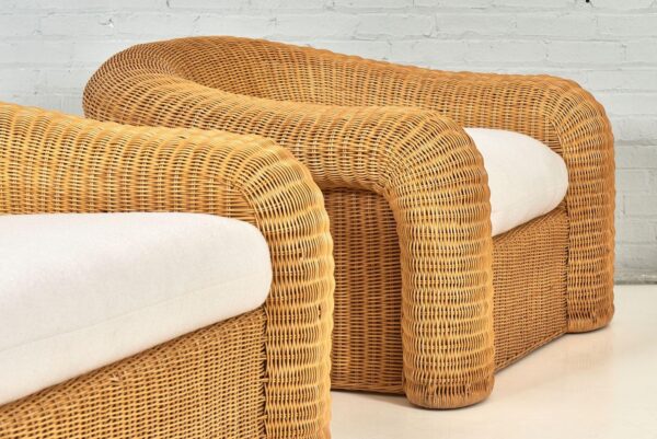 Handmade Rattan Sofa Set - Image 11