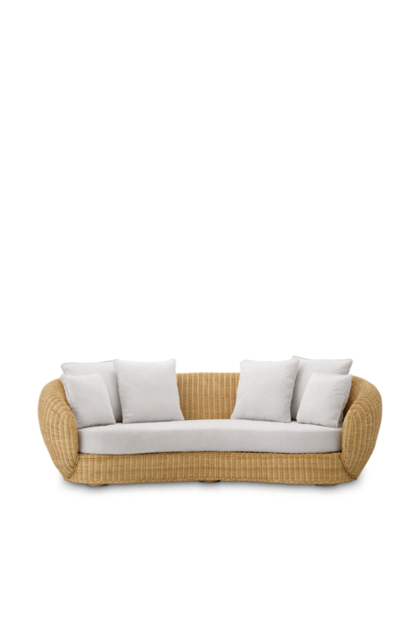 Handmade Rattan Sofa Set - Image 3