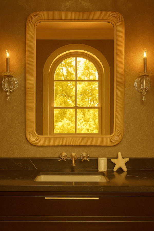 Handmade Rattan Wall Mirror, Real looking Mirror. - Image 17