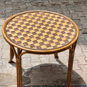 Handmade Rattan Bed, Chair and table