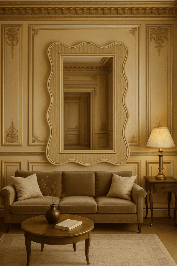 Handmade Rattan Wall Mirror, Real looking Mirror. - Image 3