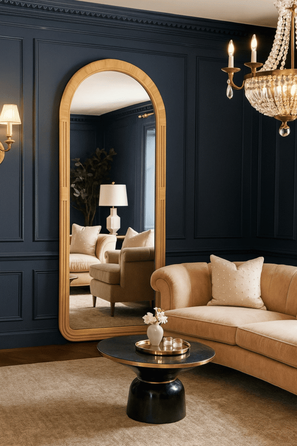 Handmade Rattan Wall Mirror, Real looking Mirror
